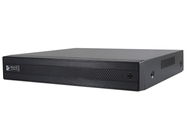 DVR Penta Híbrido Meriva MXVR-2116AI de 16 Canales, 2 Canales IP, 2MP, Almacenamiento Hasta 8TB (No Incluido). Color Negro.