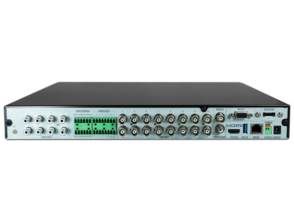 DVR Pentahibrido Meriva Technology MXVR-6216A De 16 Canales BNC Y 8 Canales IP, 5MP,  Audio Rca 8 Entradas, Soporta 2 HDD SATA de hasta 10 TB c/u