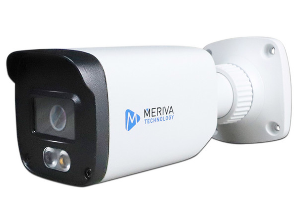 Cámara Tipo Bala Meriva Technology MDL-2202A de 2MP (1920 x 1080), Lente de 2.8mm, IR hasta 30m, Color Blanco.