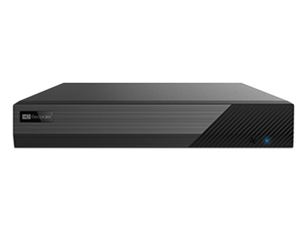 NVR Meriva Technology MNVR-1704 de 4 Canales IP de hasta 6MP, H.265S, Salida de Video HDMI y VGA, Soporta hasta 10 TB (Disco No Incluido), Color Negro.