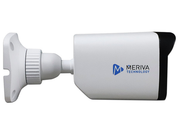 Cámara IP Bullet Meriva Technology MOB-202FS4D 2MP, 2.8mm, 30M Iluminación Dual IR + Luz Cálida, H.265+, Microfono Integrado, IP67, P2P.
