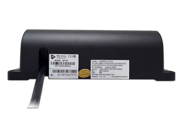 Cámara IP Meriva Technology MP3M de 2MP, IR de 3m, Contador de pasajeros para vehículos con IA. Color Negro.