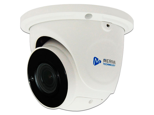 Cámara de Vigilancia Tipo Domo Meriva MSC-3214 de 2MP, Lente de 2.8mm, IR hasta 50m, IP67, Color Blanco.