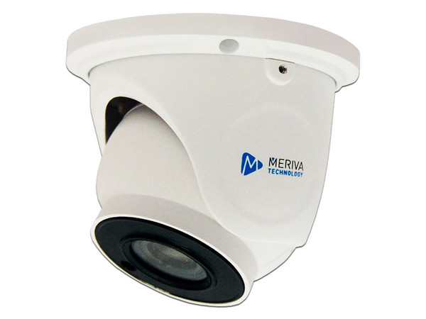 Cámara de Vigilancia Tipo Domo Meriva MSC-3214 de 2MP, Lente de 2.8mm, IR hasta 50m, IP67, Color Blanco.