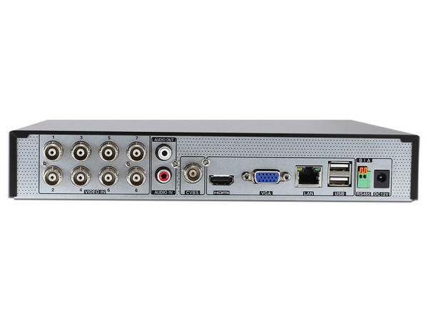 DVR Meriva Technology MXVR-5108A de 8 Canales BNC, 4 Canales IP, HDMI, VGA, Soporta Disco Duro de hasta 10TB (No Incluido), Color Negro.