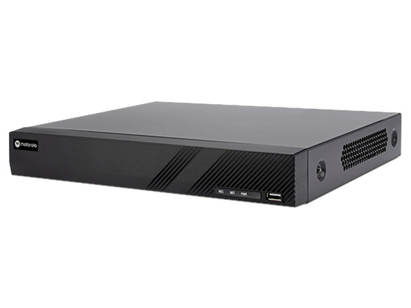 DVR Motorola MTD161F0012 de 16 Canales y 8 canales IP adicionales, Soporta TVI/CVI/AHD/CVBS, Resolución de hasta 5MP, 2 Puertos SATA (No incluye discos duros).