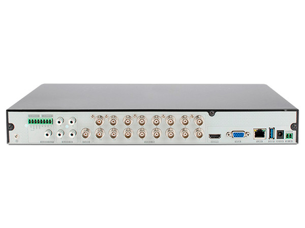 DVR Motorola MTD161F0012 de 16 Canales y 8 canales IP adicionales, Soporta TVI/CVI/AHD/CVBS, Resolución de hasta 5MP, 2 Puertos SATA (No incluye discos duros).