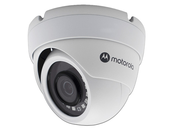 Cámara de Vigilancia Motorola Tipo Domo con Lente Fijo, IR hasta 20m, 1080P, 2MP, IP66.