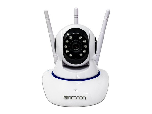 Cámara IP Necnon  NIPCAM-1 LITE de 2 MP (1080p), Micrófono Incorporado, Alarma de Pánico, Color Blanco.