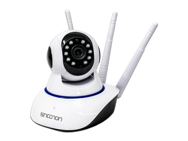 Cámara IP Necnon  NIPCAM-1 LITE de 2 MP (1080p), Micrófono Incorporado, Alarma de Pánico, Color Blanco.