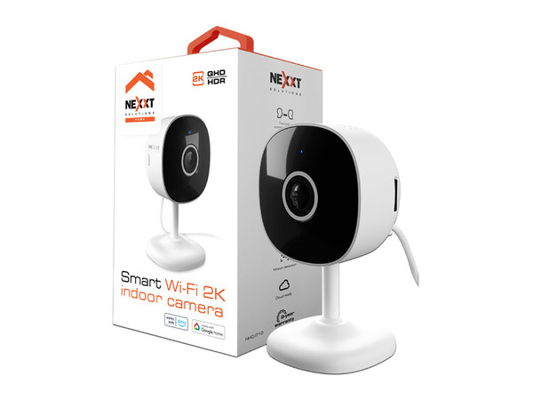 Cámara de Vigilancia IP Nexxt Solutions NHC-I710 de 3MP (2304 x 1296), IR hasta 10m, Wi-Fi 2.4GHz, Ranura para Micro SD (No incluye memoria), Uso Interior.