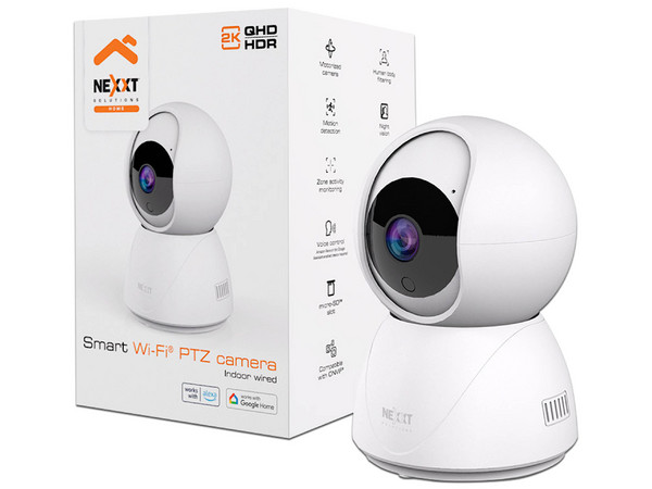 Cámara IP Nexxt Solutions Home NHC-IP11 de 3MP (2304 x 1296), Lente de 4mm, IR de Hasta 10m. Color Blanco.