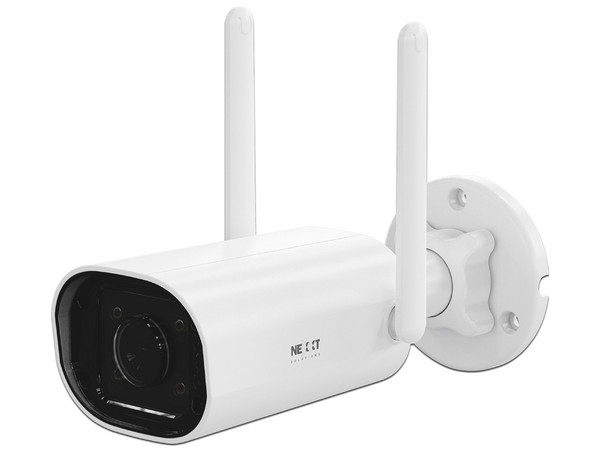 Cámara WiFi Tipo Bala NEXXT NHC-OF10 de 5MP (2880 x 1620), Lente de 4 mm, IR hasta 10m, IP65. Color Blanco.