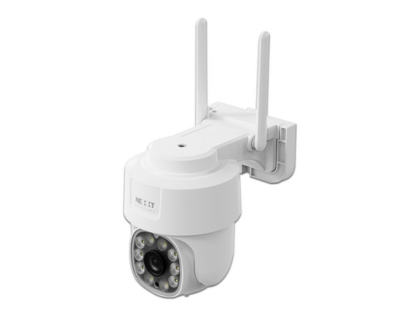 Cámara Tipo Domo PTZ Nexxt NHC-OP10 de 5MP (2880 x 1620), Lente de 4 mm, IR hasta 10m, IP65, Color Blanco.
