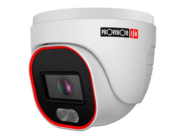 Cámara IP Tipo Torre Provision ISR DH-320IPBN-28 de 2MP (1920 x 1080), Lente de 2.8mm, IR hasta 20m, Color Blanco.
