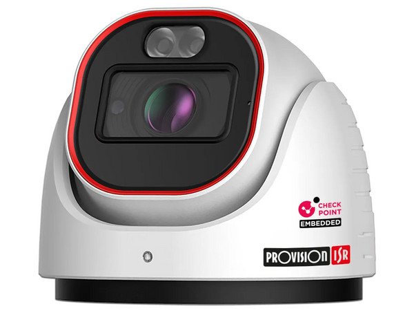 Cámara IP Tipo Domo Provision ISR DH-380IPSN-MVF de 8MP (3840 x 2160), Lente de 2.8mm, IR hasta 40m, IP67. Color Blanco.