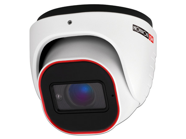 Cámara IP de vigilancia PROVISION ISR DI-340IPE-MVF de 4MP, Lente 2.8-12mm, IP67, IR hasta 40m.