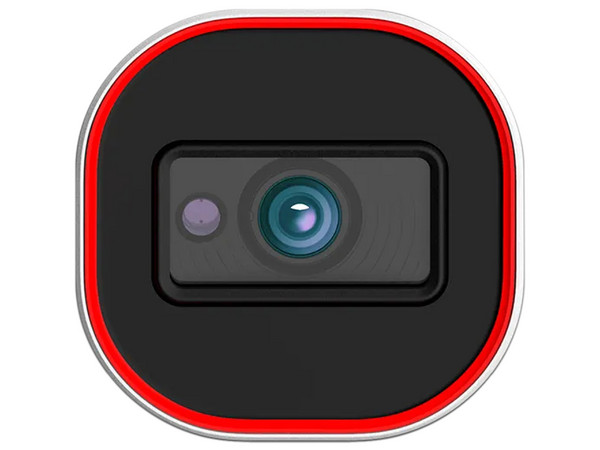 Cámara Eye-Sight Bala 4MP, IR 60M (4 LED Array), Lente Motorizado 2.8-12mm, PoE, Face Detection, IA, Salida de Alarmas, NDAA.