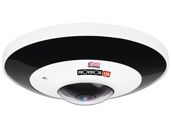 Cámara IP Tipo Domo Provision-ISR, IP Fisheye IR para Interiores/Exteriores FEI-360IPN-V3, Alámbrico.