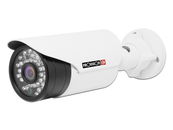 Cámara de vigilancia tipo bullet Provision I3-390AHDE36+, IR hasta 25m, 1080p, 2MP, IP66.