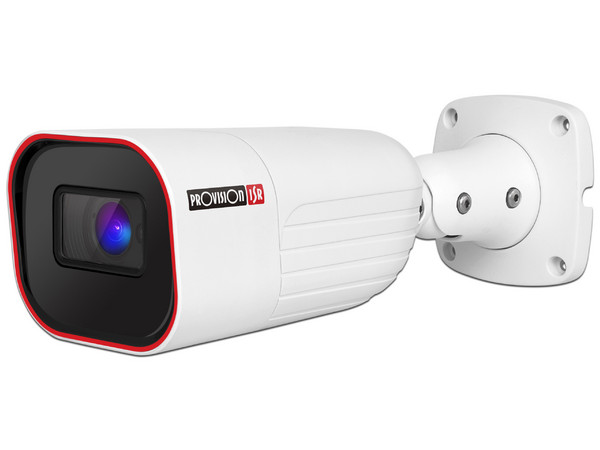 Cámara Tipo Bullet Provision ISR I6-340IPEN-MVF-V4 de 4MP, IR hasta 60M, Lente Motorizado Varifocal, PoE, IA.