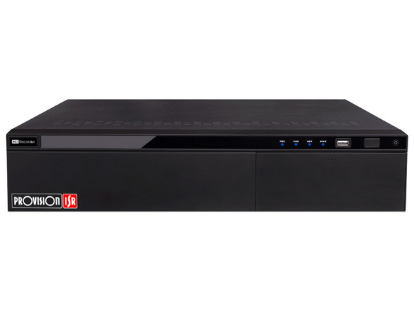 NVR Provision-ISR NVR12-32800RFAN(2U), de 32 Canales, Soporta 2 discos duros, RJ-485, USB 2.0.