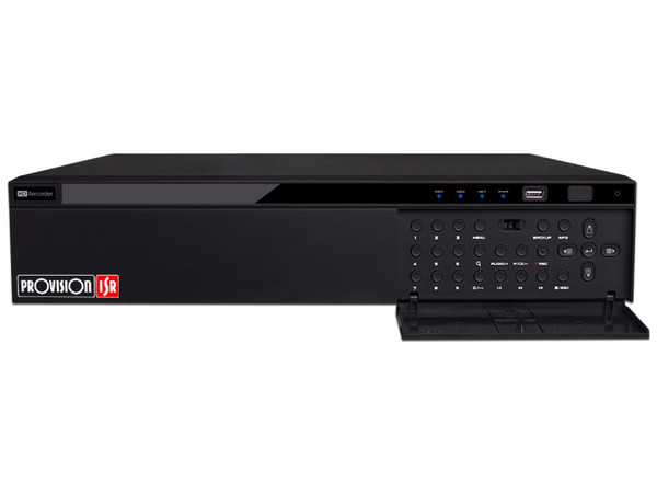 NVR Provision-ISR NVR12-32800RFAN(2U), de 32 Canales, Soporta 2 discos duros, RJ-485, USB 2.0.