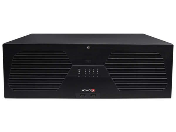 NVR IP Provision NVR8-128RT(3U) de 8 MP, 128 canales Ethernet, Salida de video 2 x HDMI (4K), VGA, no incluye disco duro, Color Negro.