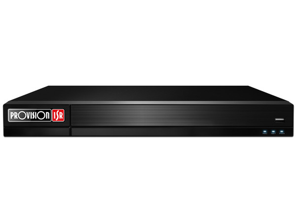 NVR Provision NVR8-32800F(1U) de 8 MP, 32 canales Ethernet, Salida de video HDMI (4K), VGA, no incluye disco duro, Color Negro.