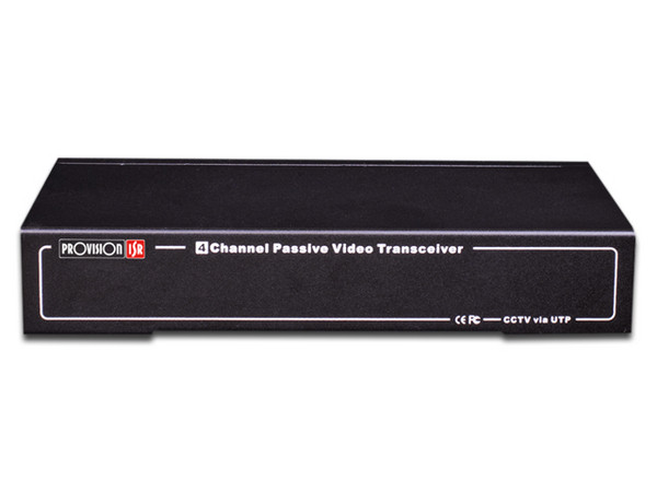 Transceptor Pasivo de Vídeo PROVISION ISR de 4 Canales BCN, soporta hasta 5MP.