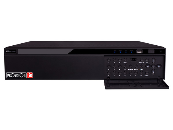 DVR Penta híbrido IP Provisión ISR, 32 Canales, Capacidad para 8 Discos Duros de Hasta 8TB (no incluidos), 4K, HDMI, VGA, Color Negro.
