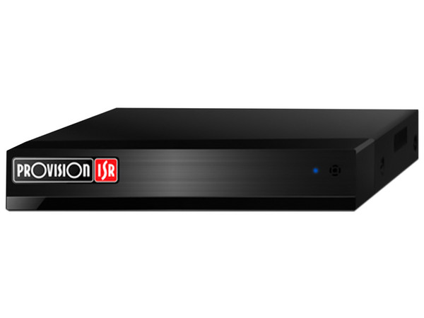 DVR Provision-ISR de 8 canales BNC estandar, Híbrido (AHD, CVI, TVI, CVBS), 4 canales IP adicionales (a traves de la red), no incluye disco duro.