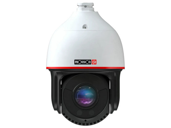 Cámara IP PTZ Tipo Domo Provision ISR Z7-37IPEN-4(IR) de 4MP (2560 x 1440), Lente de 6mm , Zoom Digital hasta x8,IR hasta 400m, IP67. Color Negro.