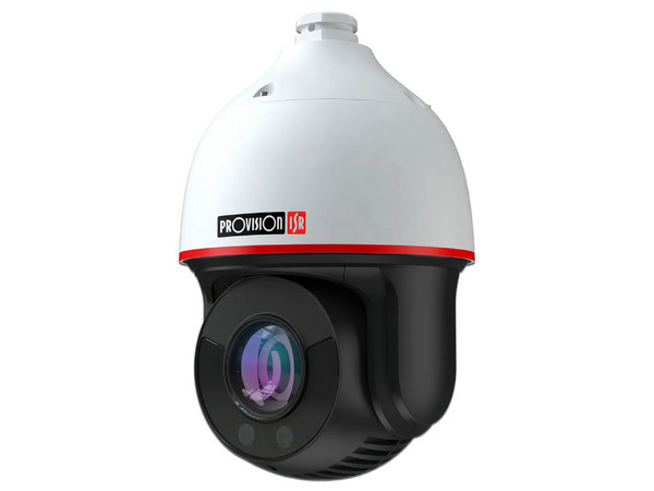 Cámara IP PTZ Tipo Domo Provision ISR Z7-37IPEN-4(IR) de 4MP (2560 x 1440), Lente de 6mm , Zoom Digital hasta x8,IR hasta 400m, IP67. Color Negro.