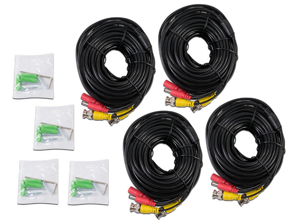 Kit de seguridad Qian Yao de 4 Cámaras tipo bala de 1MP (720p) y 1 DVR de 4 canales.
