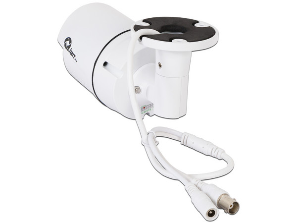 Kit de seguridad Qian Yao de 4 Cámaras tipo bala de 1MP (720p) y 1 DVR de 4 canales.