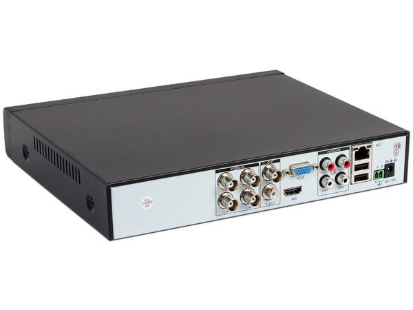 Kit de seguridad Qian Yao de 4 Cámaras tipo bala de 1MP (720p) y 1 DVR de 4 canales.