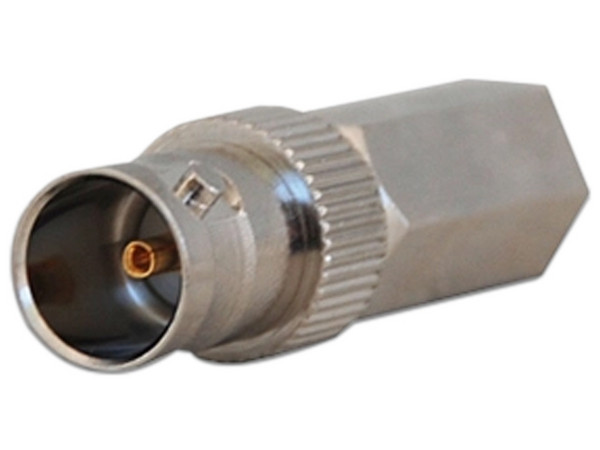 Conector RF Industries RFB-1722, Tipo BNC Hembra, Tipo Roscable para Cable RG-59/U.