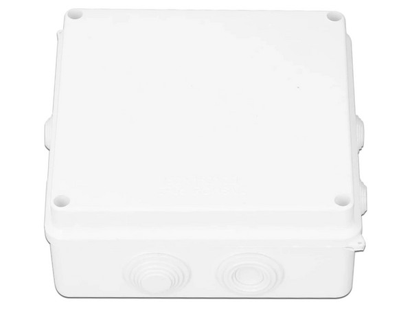 Caja de Conexiones SAXXON PB150 con 8 Entradas, ABS, IP55. Color Blanco.