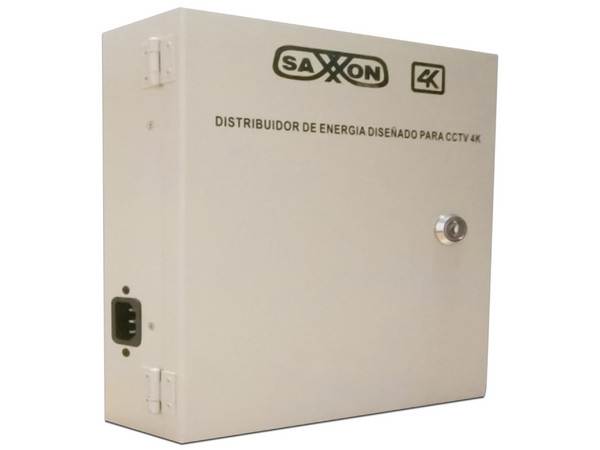 Fuente de poder Saxxon PSU1220-D16H 11 A 15 VCD, 20 Apmeres, Distribuidor para 16 cámaras.