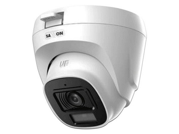 Cámara IP Tipo Torreta Saxxon SUA-HAC-T20P-0280B de 2MP, IR de hasta 20m, Protección Básica.
