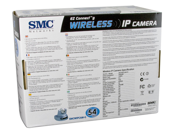 Cámara IP SMC Inalámbrica EZ Connect g, 802.11G 54Mbps