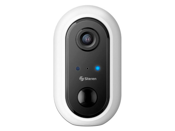 Cámara IP Tipo Mini Bala Steren CCTV-240, 1920 x 1080, Batería Recargable, Wi-Fi, Color Blanco.