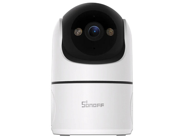 Cámara IP Para Interiores Sonoff CAM-PT2 1080p (1920 x 1080), Detección de Movimiento, Wi-Fi, Ranura MicroSD (No Incluida), Comunicación de Hasta 15m, Compatible con Alexa y Google Home. Color Blanco.