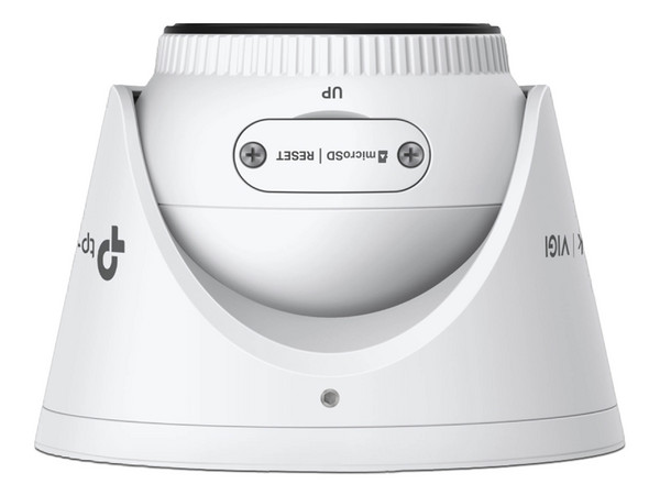 Cámara IP Tipo Torreta TP-Link VIGI INSIGHT S455 de 5MP (2880 x 1620), Lente de 2.8mm, Wi-Fi, Ranura MicroSD. Color Blanco.