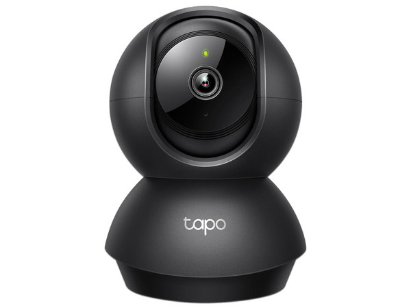 Cámara de Vigilancia TP-Link TAPO C201, Resolución 1920 x 1080 (Full HD 1080p), Visión nocturna hasta 12m, Soporta microSD hasta 512GB, Wi-Fi, Audio bidireccional, Color Negro.