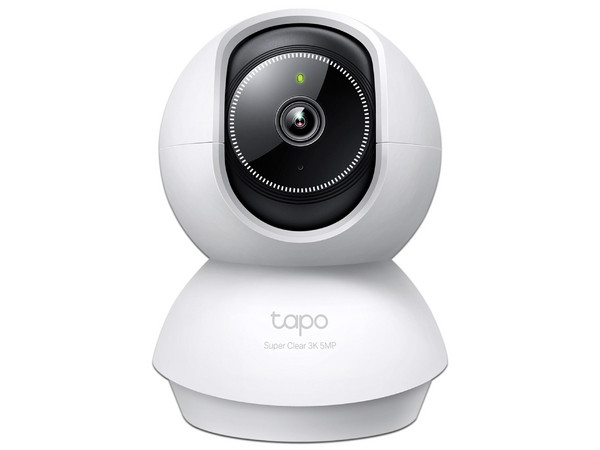 Cámara Wi-Fi para Hogar, Tapo C230, 5 Megapíxeles, Panorámica 360, Visión Nocturna Mejorada.