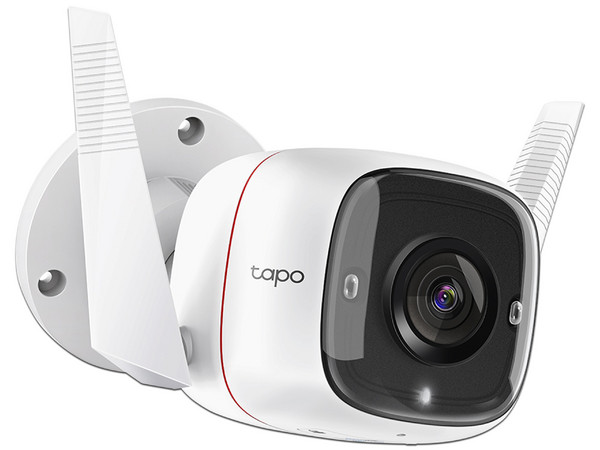 Cámara de Vigilancia TP-Link Tapo C310 para exterior de 3MP, IR hasta 30m, Ranura MicroSD, Wi-Fi, IP66. Color Blanco.