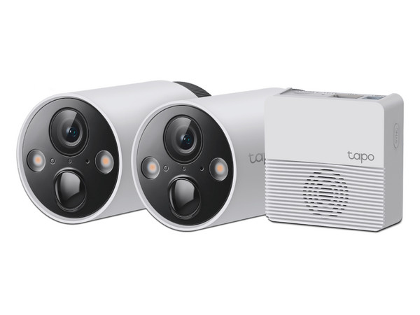 Cámara de Vigilancia TP-Link Tapo C420S2, QHD (2560 x 1440), IR hasta 15m, Wi-Fi 2.4GHz. (Kit con 2 Piezas)
