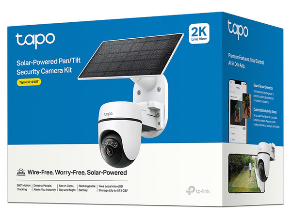 Cámara IP de Red TP-Link TAPO C610 KIT de 3MP (2304 x 1296), Sensor CMOS de 1/2.8